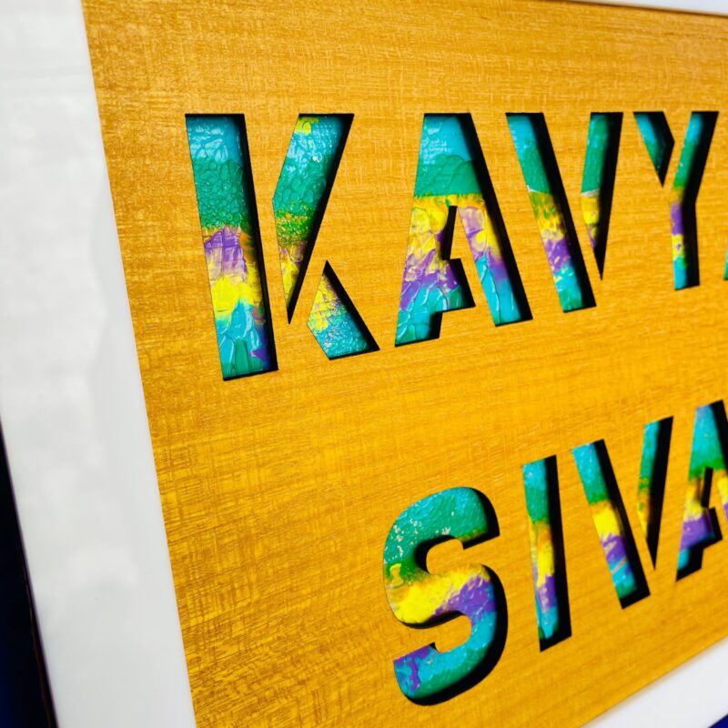 name board colour masked - Bubbly Decors
