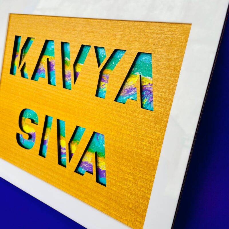 name board colour masked - Bubbly Decors
