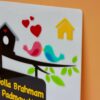 Name board Birds themed - Bubbly Decors