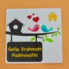 Name board Birds themed - Bubbly Decors