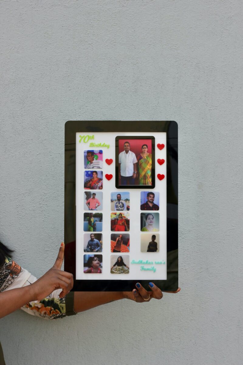 joint family photo frame - Bubbly Decors
