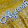 Name magnet cursive font - Bubbly Decors
