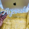 Name magnet cursive font - Bubbly Decors
