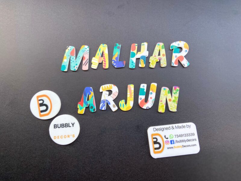 Alphabet Magnets - Bubbly Decors