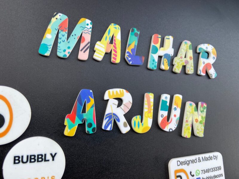 Alphabet Magnets - Bubbly Decors