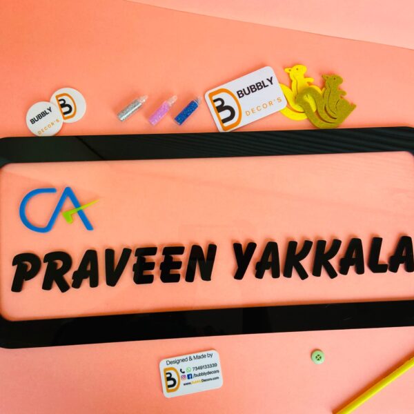 Name Board With Profession - Bubbly Decors