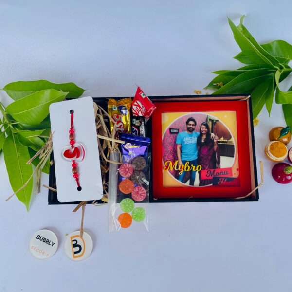 Rakhi combo Depth Magnet for Brother - Bubbly Decors
