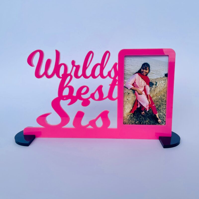 worlds best sis frame - Bubbly Decors