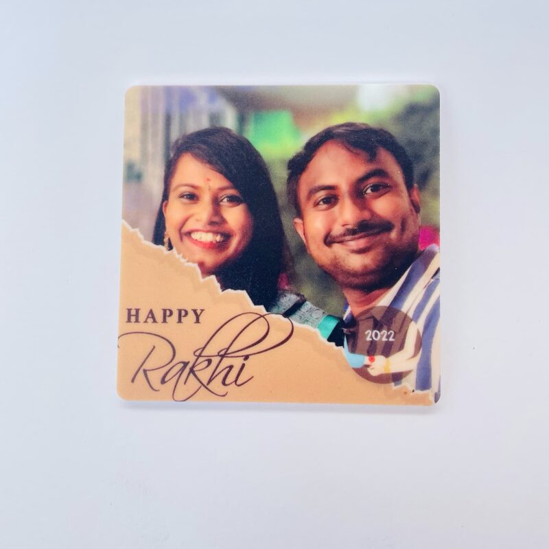 Rakhi combo Photo magnet for Brother - Bubbly Decors