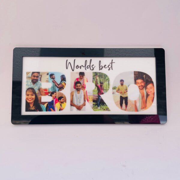 Name masked frame Bro - Bubbly Decors