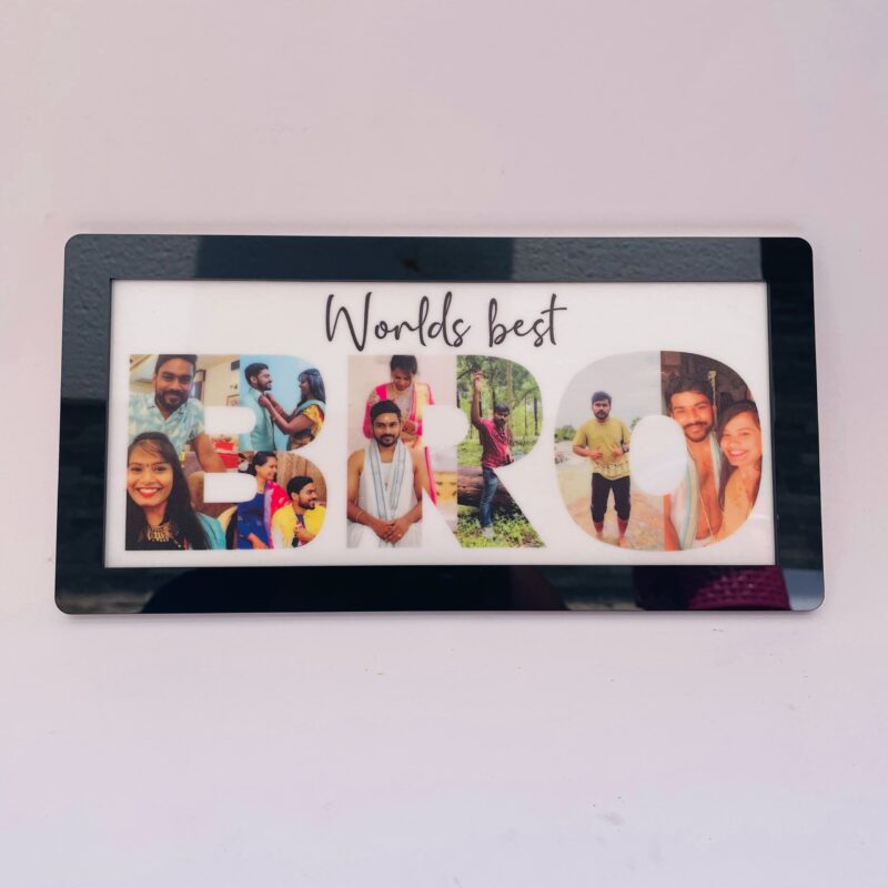 Name masked frame Bro - Bubbly Decors