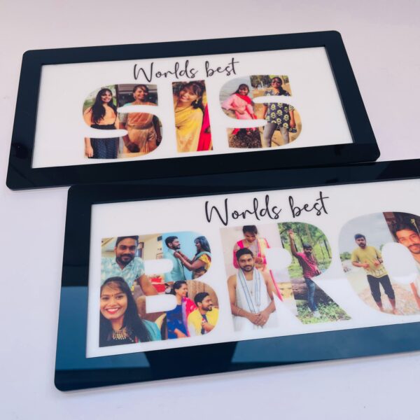 Name masked frame Bro - Bubbly Decors