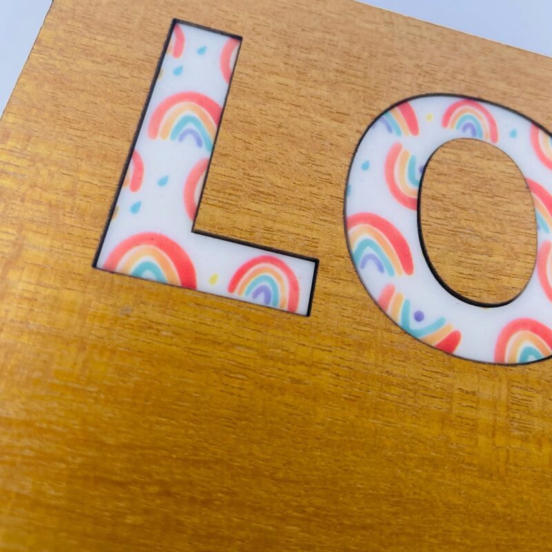 Rakhi combo Name Board for Sister - Bubbly Decors