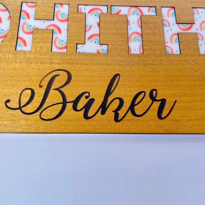 Name Board with Profession - Bubbly Decors