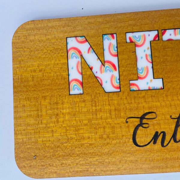 Name Board with Profession - Bubbly Decors