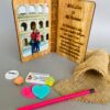 wood greeting heart faces - Bubbly Decors