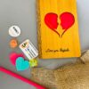 wood greeting heart faces - Bubbly Decors