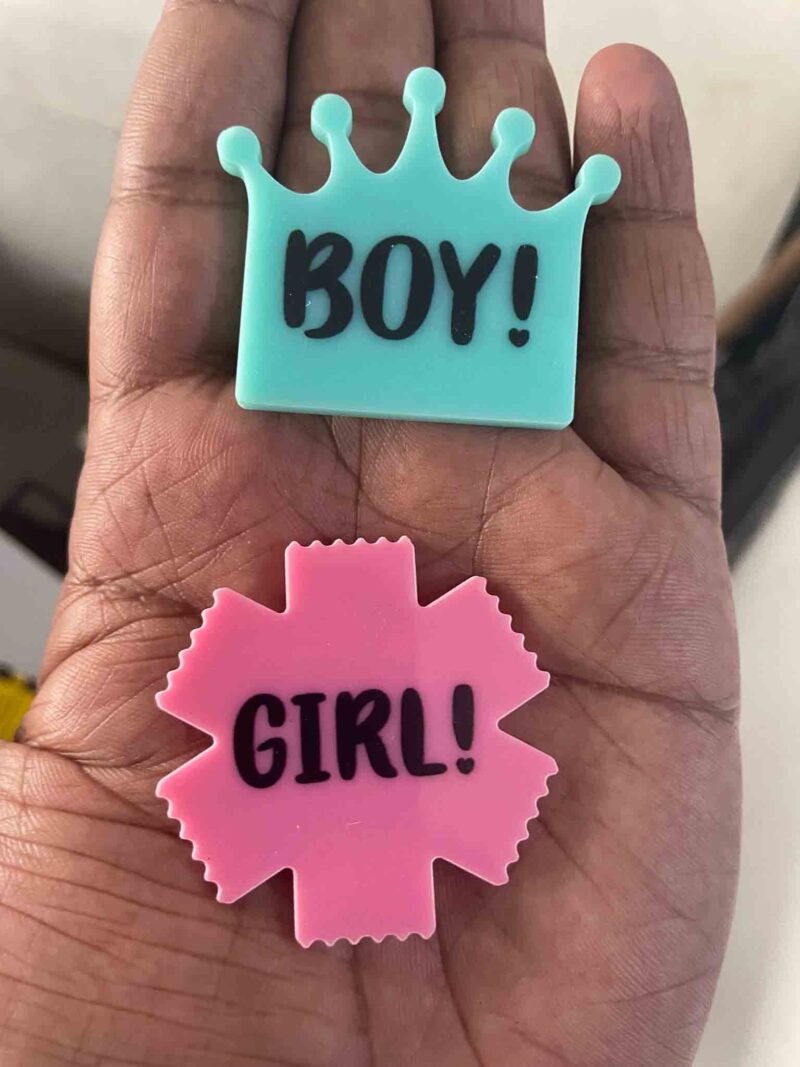 Badges custom made - Bubbly Decors