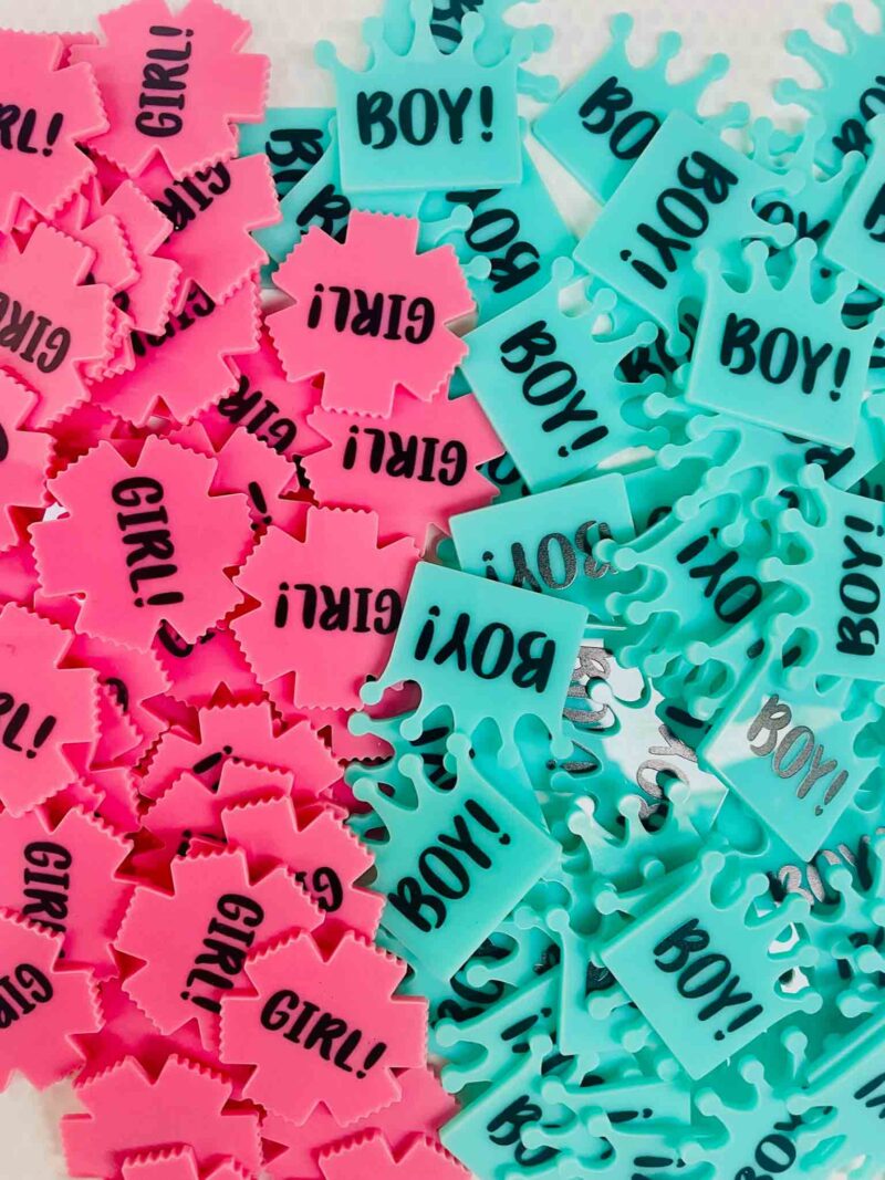 Badges custom made - Bubbly Decors