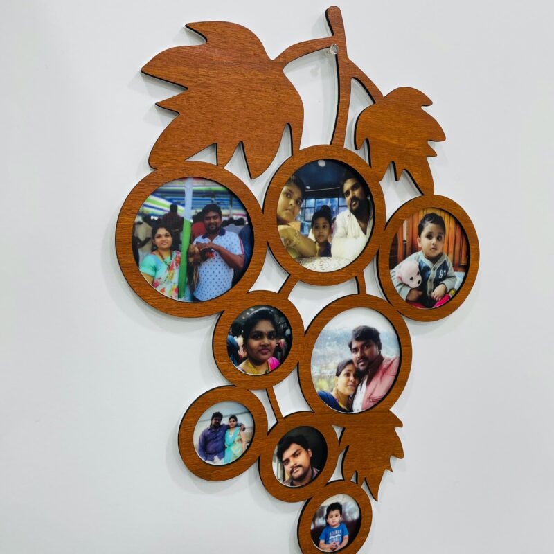 Grapes photo frame - Bubbly Decors