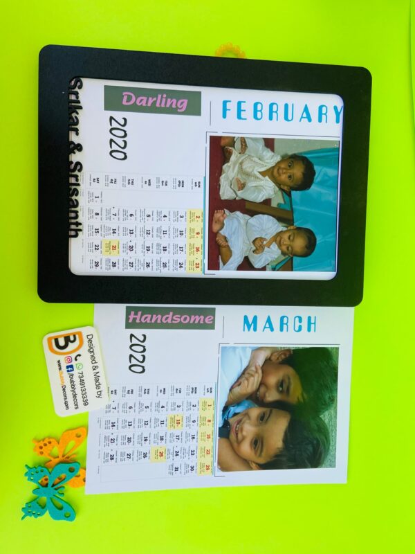 Photo Calendar - Bubbly Decors