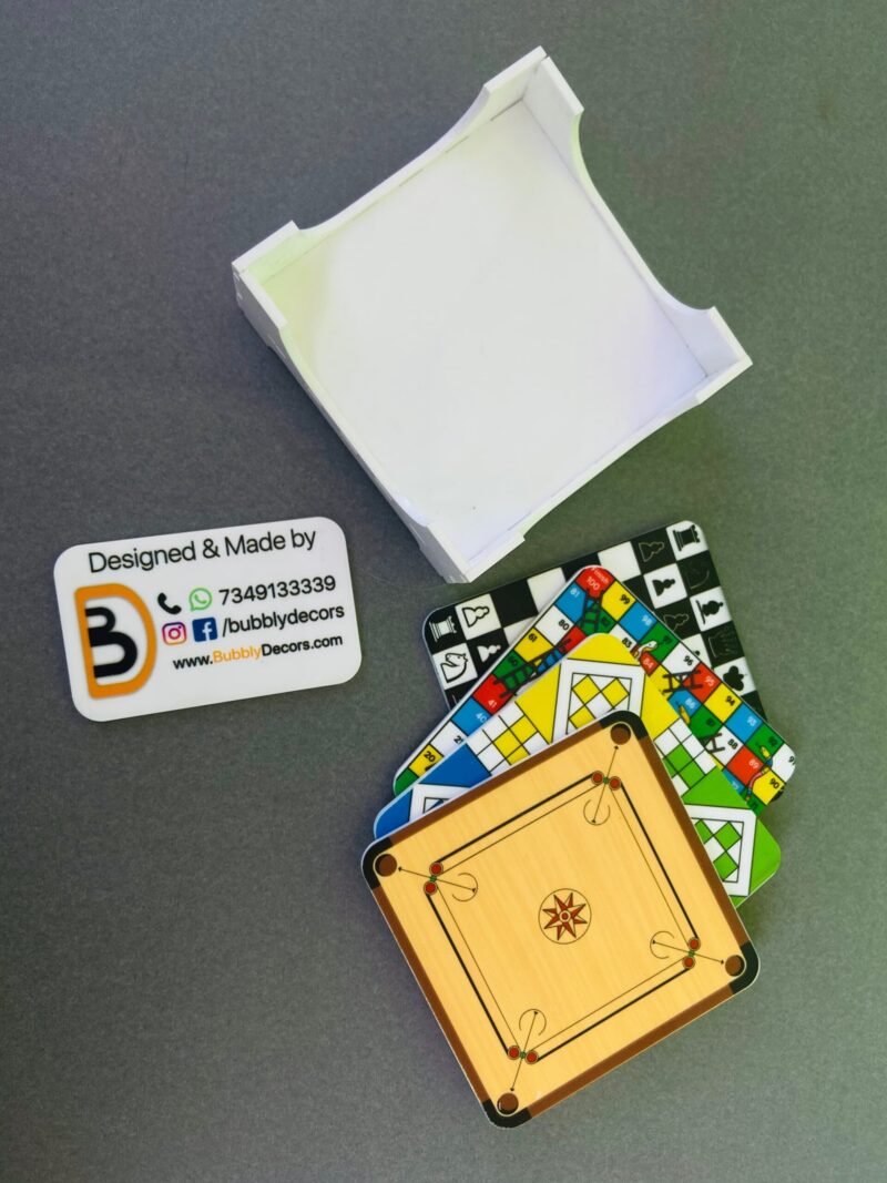 Coasters Board game themed - Bubbly Decors