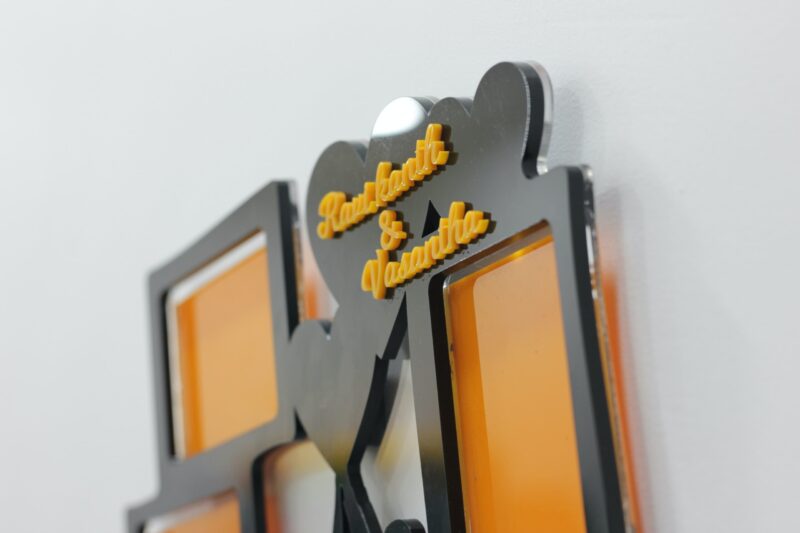 Couple Frame Acrylic - Bubbly Decors