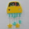 Baby Car Frame With Birth Details - Bubbly Decors