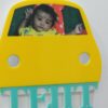 Baby Car Frame With Birth Details - Bubbly Decors