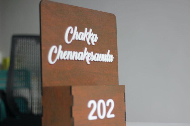 name board with shelf - Bubbly Decors