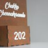 name board with shelf - Bubbly Decors