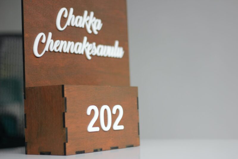 name board with shelf - Bubbly Decors