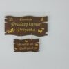 name board 2 steps - Bubbly Decors