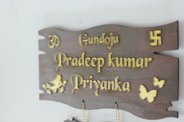 name board 2 steps - Bubbly Decors