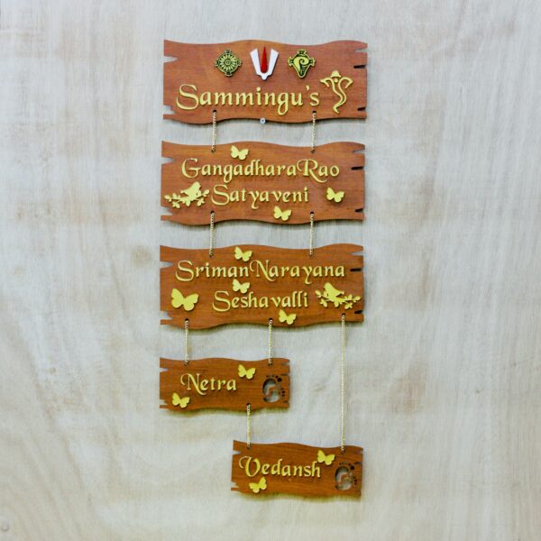 name board lord venkateswara - Bubbly Decors