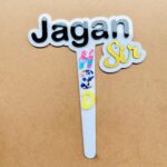 Birthday cake topper - Bubbly Decors