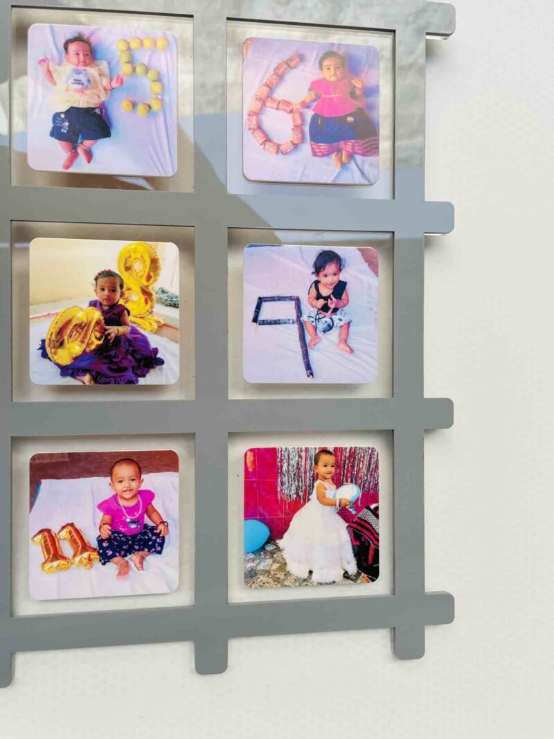Baby 12 months frame - Bubbly Decors
