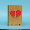 wood greeting heart faces - Bubbly Decors