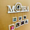name photo hanging clock - Bubbly Decors
