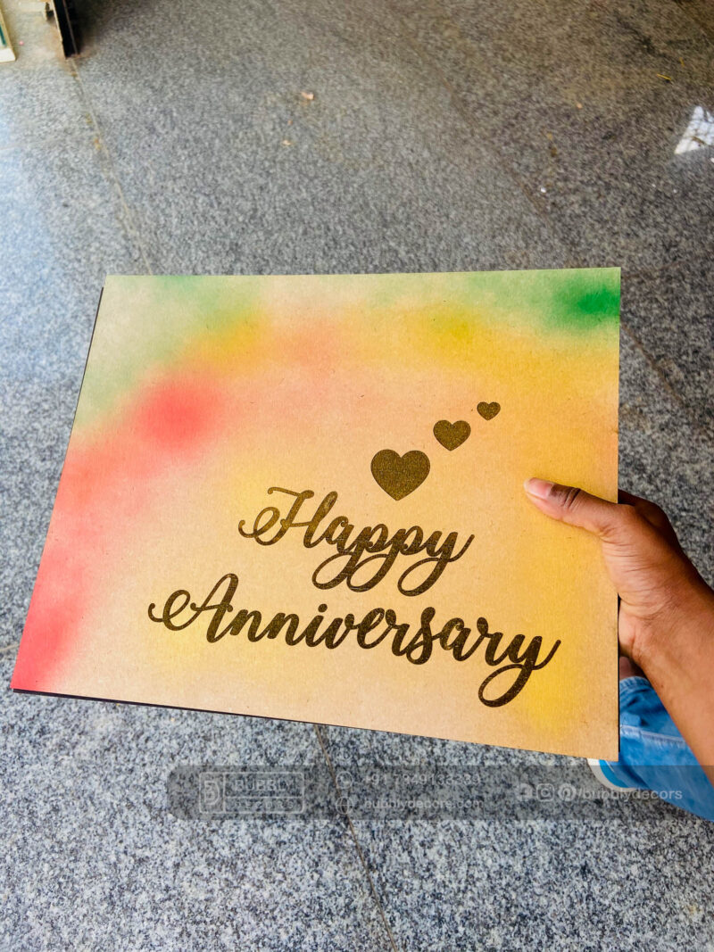 Custom message on packaging - Bubbly Decors