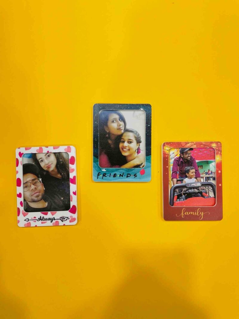 Pattern portrait photo magnets - Bubbly Decors
