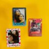Pattern portrait photo magnets - Bubbly Decors