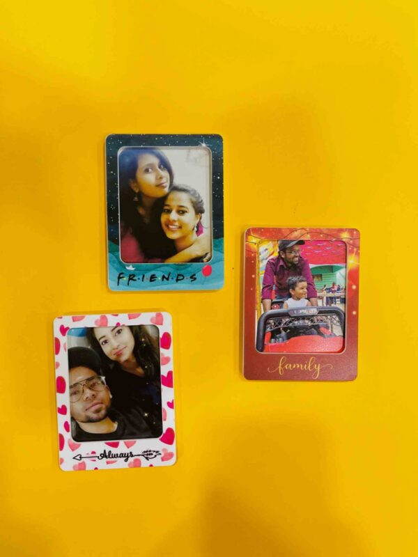 Pattern portrait photo magnets - Bubbly Decors