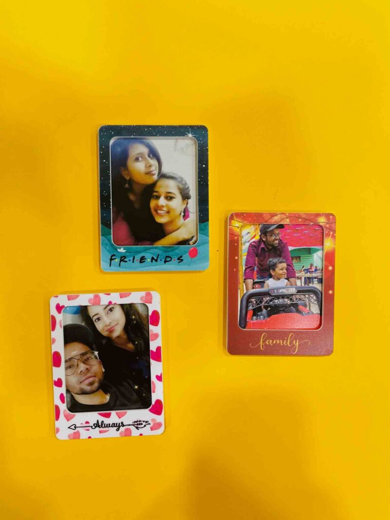 Pattern portrait photo magnets - Bubbly Decors