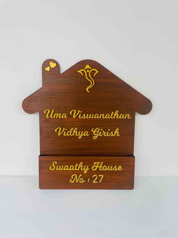 IMG_4886 Home shape shelf name board - Bubbly Decors