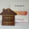 IMG_4890 Home shape shelf name board - Bubbly Decors