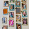 Pattern portrait photo magnets - Bubbly Decors