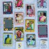 Pattern portrait photo magnets - Bubbly Decors