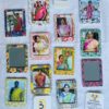 Pattern portrait photo magnets - Bubbly Decors