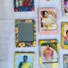 Pattern portrait photo magnets - Bubbly Decors